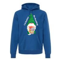 I'd Rather Be Reading Funny St Patrick Day Gnome Book Lover Meaningful Gift Premium Hoodie