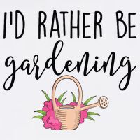 Id Rather Be Gardening Funny Gardener Cooling Performance Crew T-Shirt