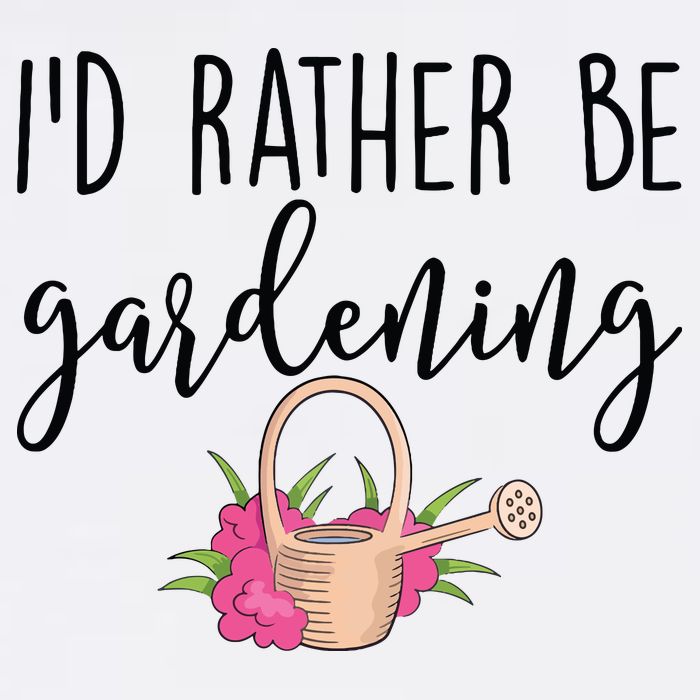 Id Rather Be Gardening Funny Gardener Cooling Performance Crew T-Shirt