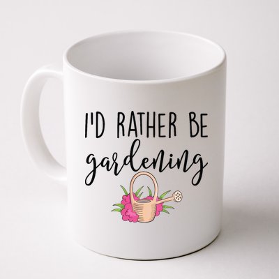 Id Rather Be Gardening Funny Gardener Mug
