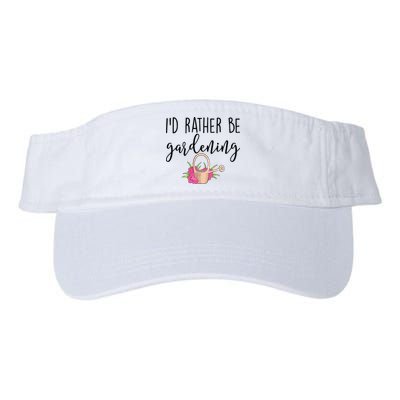 Id Rather Be Gardening Funny Gardener Visor