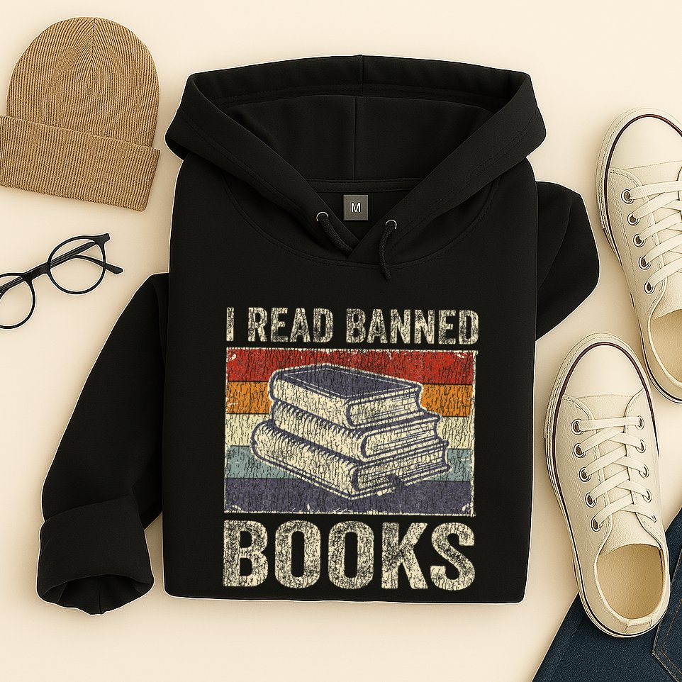 I Read Banned Books Week Librarian Freedom Hoodie