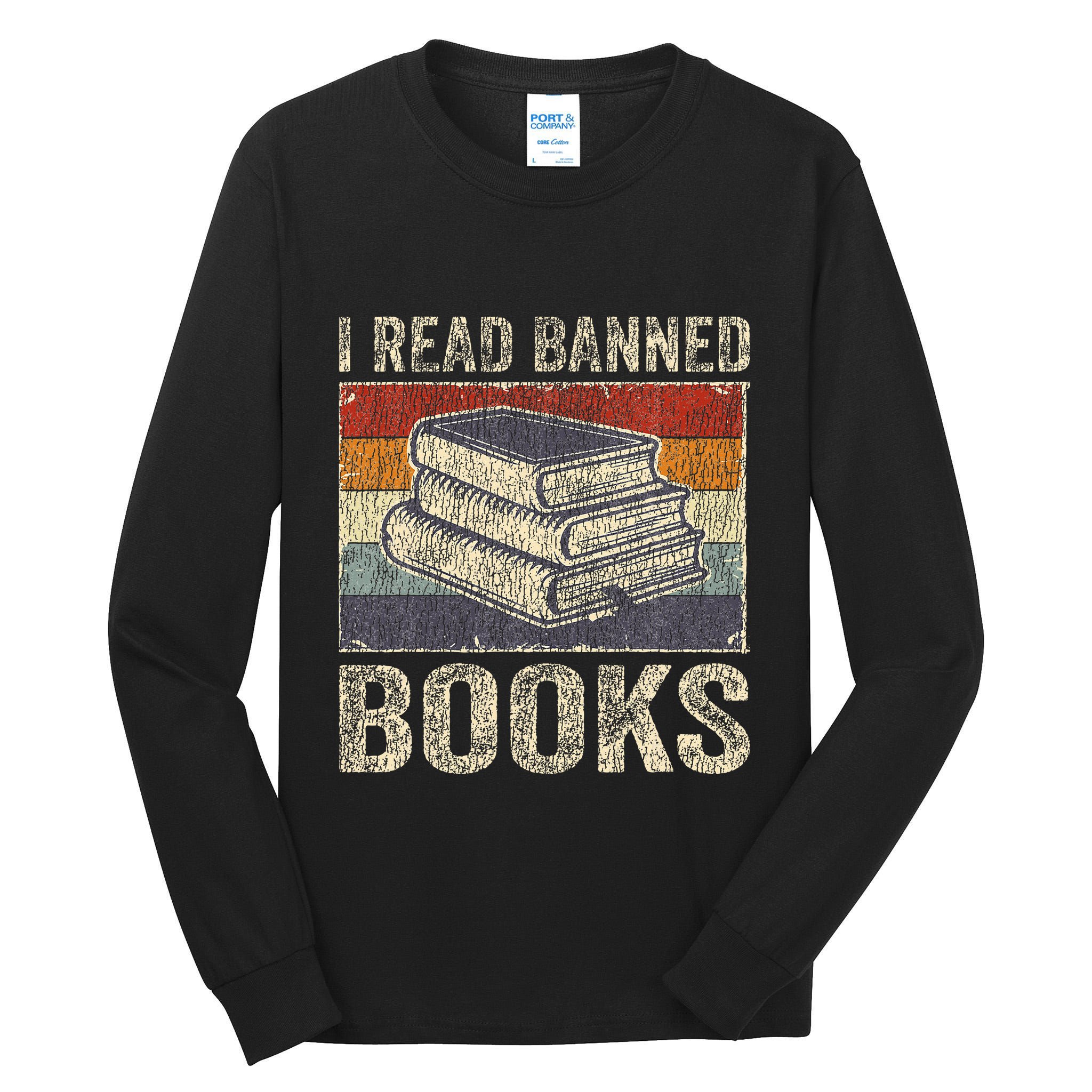 I Read Banned Books Week Librarian Freedom Tall Long Sleeve T-Shirt