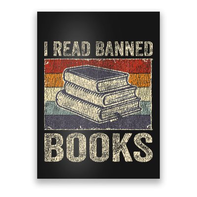 I Read Banned Books Week Librarian Freedom Poster