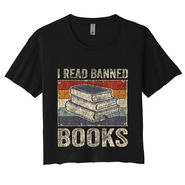 I Read Banned Books Week Librarian Freedom Crop Top