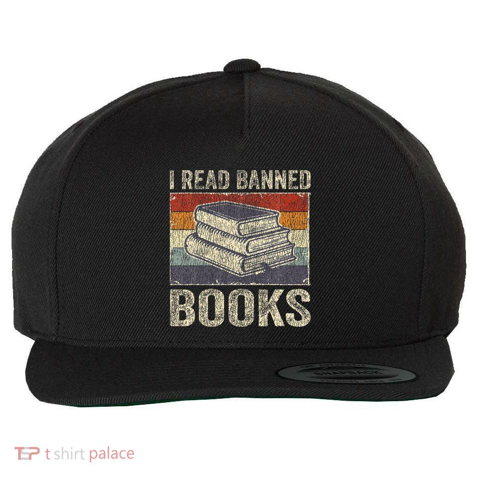 I Read Banned Books Week Librarian Freedom Wool Snapback Cap