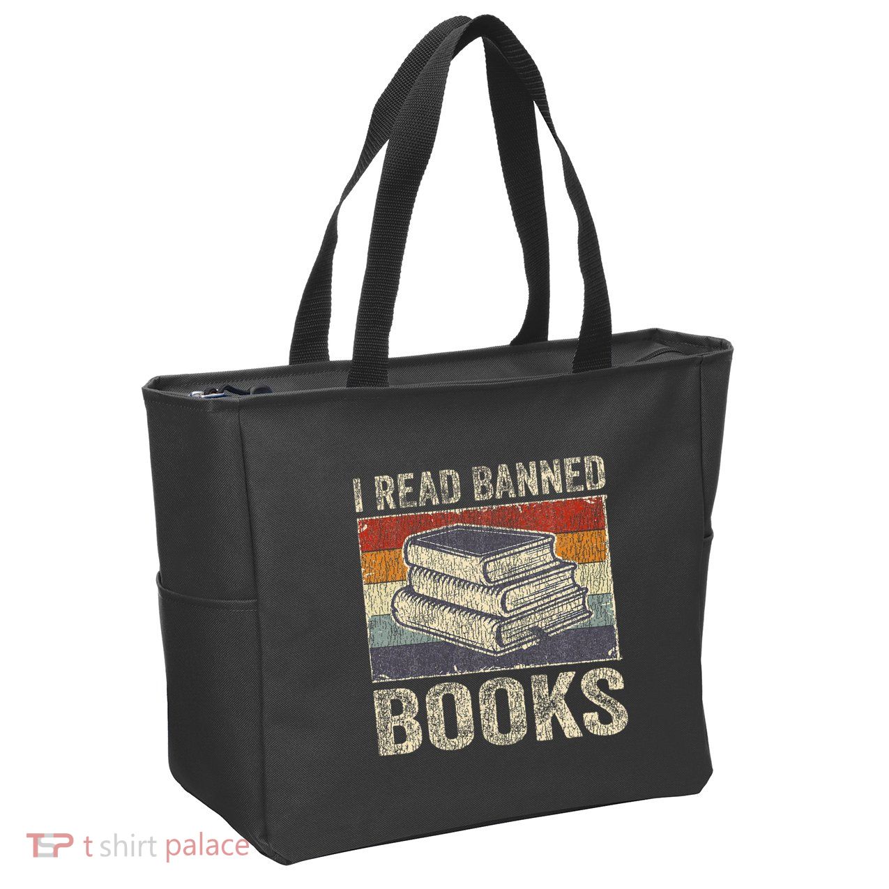I Read Banned Books Week Librarian Freedom Zip Tote Bag