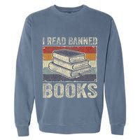 I Read Banned Books Week Librarian Freedom Garment-Dyed Sweatshirt