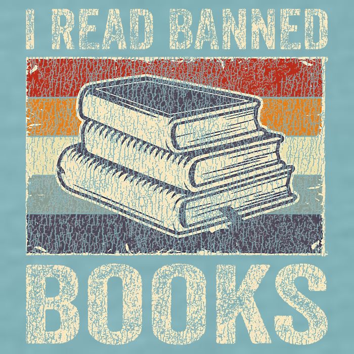 I Read Banned Books Week Librarian Freedom Sueded Cloud Jersey T-Shirt