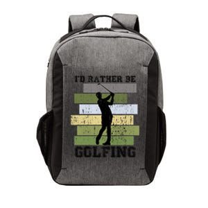 Id Rather Be Golfing Funny Golf Lover Quote Golfer Graphic Cool Gift Vector Backpack