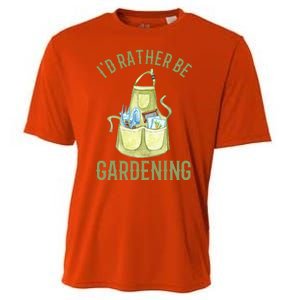 Id Rather Be Gardening Plant Lover Cooling Performance Crew T-Shirt