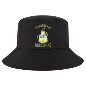 Id Rather Be Gardening Plant Lover Cool Comfort Performance Bucket Hat