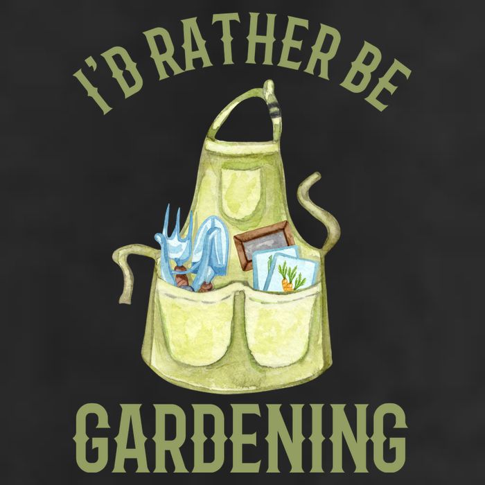 Id Rather Be Gardening Plant Lover Adult Drive Performance Visor