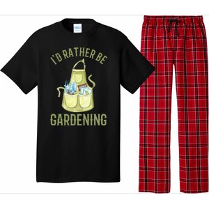 Id Rather Be Gardening Plant Lover Pajama Set