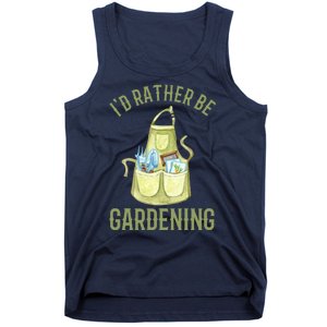 Id Rather Be Gardening Plant Lover Tank Top