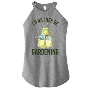 Id Rather Be Gardening Plant Lover Women's Perfect Tri Rocker Tank