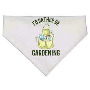 Id Rather Be Gardening Plant Lover USA-Made Doggie Bandana