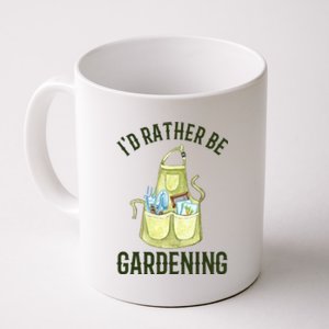 Id Rather Be Gardening Plant Lover Coffee Mug