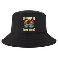 I'd Rather Be Fossil Hunting Paleontologist Paleontology Cool Comfort Performance Bucket Hat