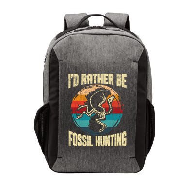 I'd Rather Be Fossil Hunting Paleontologist Paleontology Vector Backpack