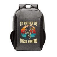 I'd Rather Be Fossil Hunting Paleontologist Paleontology Vector Backpack