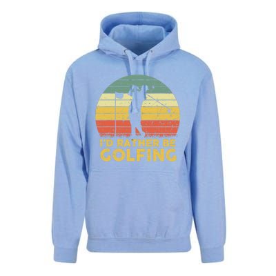 I'd Rather Be Golfing Golf Lover Funny Team Unisex Surf Hoodie