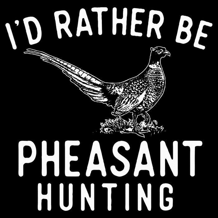 ID Rather Be Pheasant Hunting Pheasant Hunter Bird Hunter 7-Panel Snapback Hat