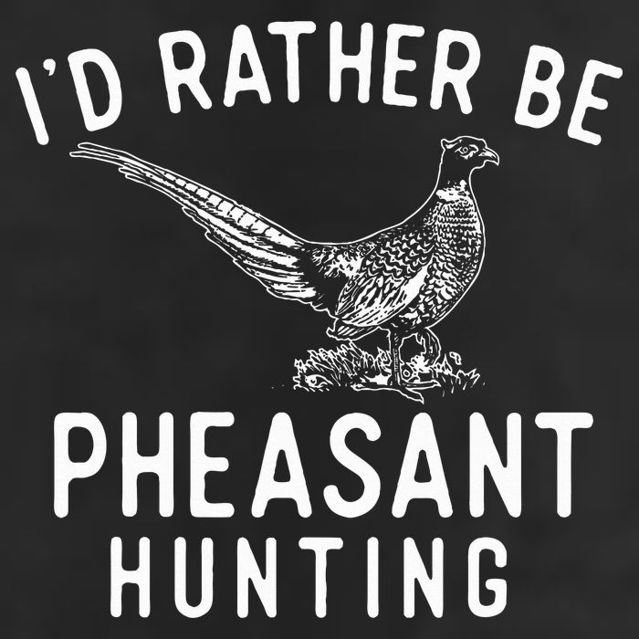 ID Rather Be Pheasant Hunting Pheasant Hunter Bird Hunter Crop Fleece Hoodie