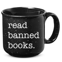 I Read Banned Books I'm With The Banned Books Lovers 15oz Campfire Ceramic Mug