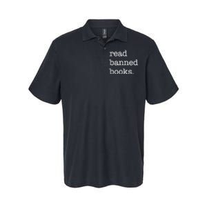 I Read Banned Books I'm With The Banned Books Lovers Softstyle Adult Sport Polo