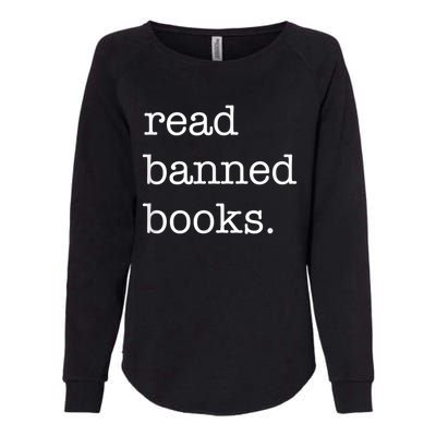 I Read Banned Books I'm With The Banned Books Lovers Womens California Wash Sweatshirt