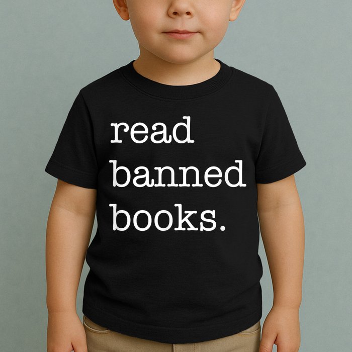 I Read Banned Books I'm With The Banned Books Lovers Toddler T-Shirt