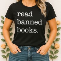 I Read Banned Books I'm With The Banned Books Lovers Womens T-Shirt