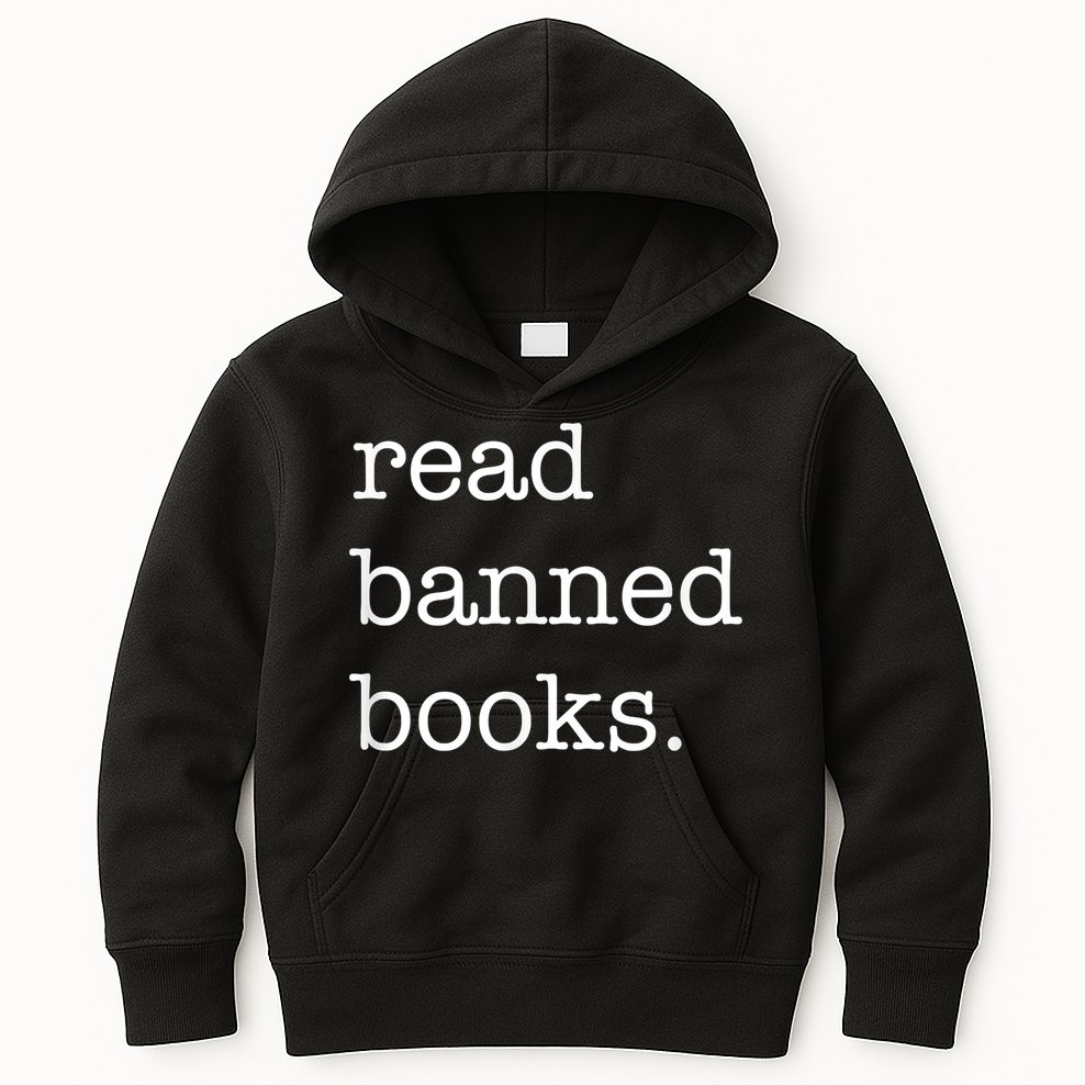 I Read Banned Books I'm With The Banned Books Lovers Kids Hoodie