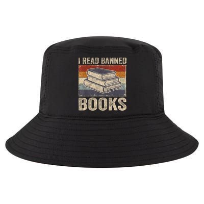 I Read Banned Books Week Librarian Freedom Reader Nerd Cool Comfort Performance Bucket Hat