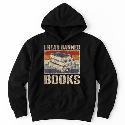I Read Banned Books Week Librarian Freedom Reader Nerd Hoodie