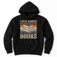 I Read Banned Books Week Librarian Freedom Reader Nerd Hoodie