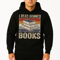 I Read Banned Books Week Librarian Freedom Reader Nerd Hoodie