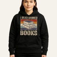 I Read Banned Books Week Librarian Freedom Reader Nerd Hoodie