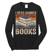 I Read Banned Books Week Librarian Freedom Reader Nerd Long Sleeve Shirt