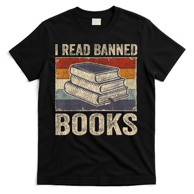 I Read Banned Books Week Librarian Freedom Reader Nerd T-Shirt