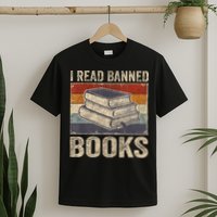 I Read Banned Books Week Librarian Freedom Reader Nerd T-Shirt