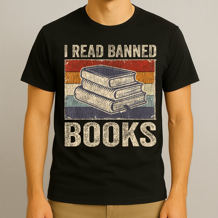 I Read Banned Books Week Librarian Freedom Reader Nerd T-Shirt
