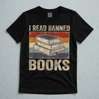 I Read Banned Books Week Librarian Freedom Reader Nerd T-Shirt