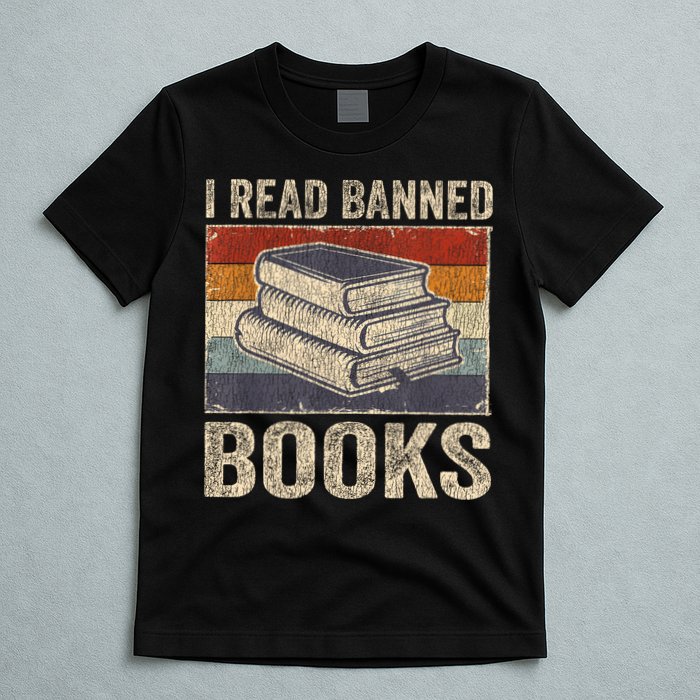 I Read Banned Books Week Librarian Freedom Reader Nerd T-Shirt