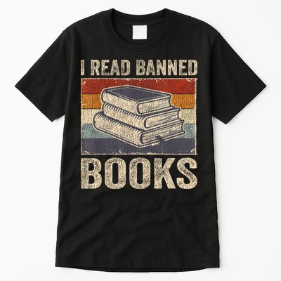 I Read Banned Books Week Librarian Freedom Reader Nerd Tall T-Shirt