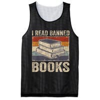 I Read Banned Books Week Librarian Freedom Reader Nerd Mesh Reversible Basketball Jersey Tank