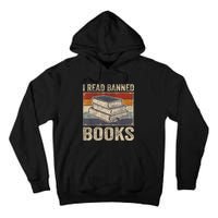 I Read Banned Books Week Librarian Freedom Reader Nerd Tall Hoodie