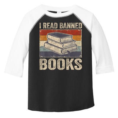 I Read Banned Books Week Librarian Freedom Reader Nerd Toddler Fine Jersey T-Shirt