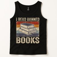 I Read Banned Books Week Librarian Freedom Reader Nerd Tank Top
